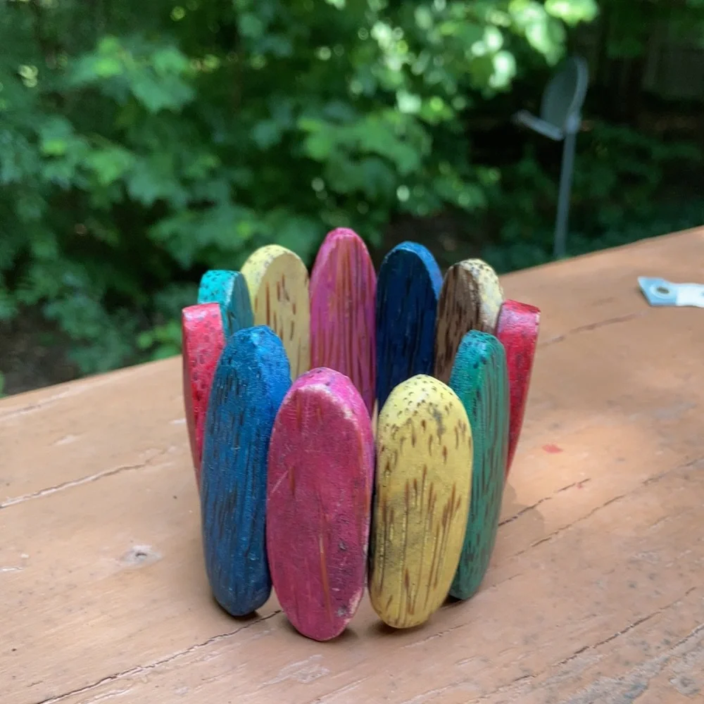 Wooden colored bracelet